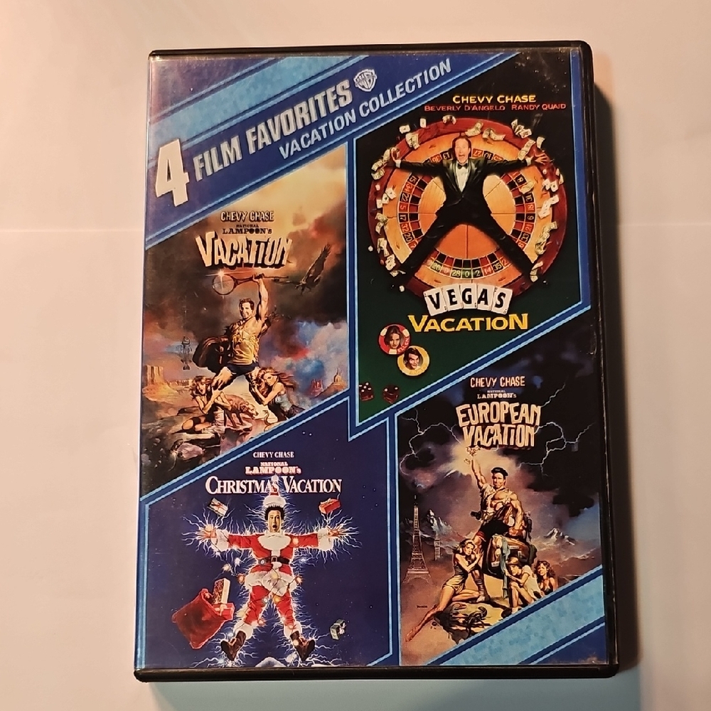4 Film Favorites Vacation Collection DVD Movie Chevy Chase